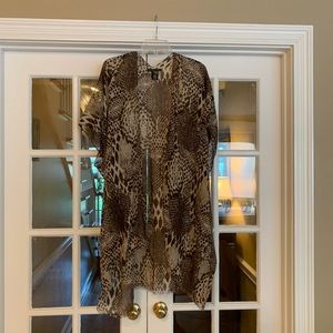 Snake print vest